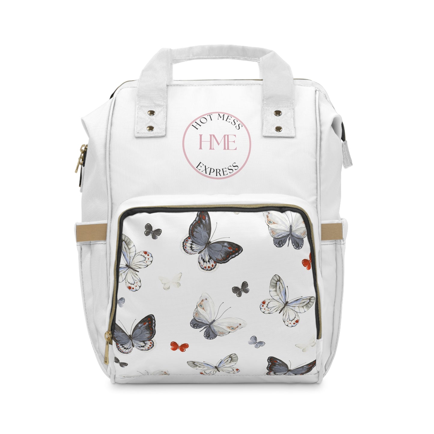 Stylish Butterfly Diaper Backpack - Multifunctional and Practical