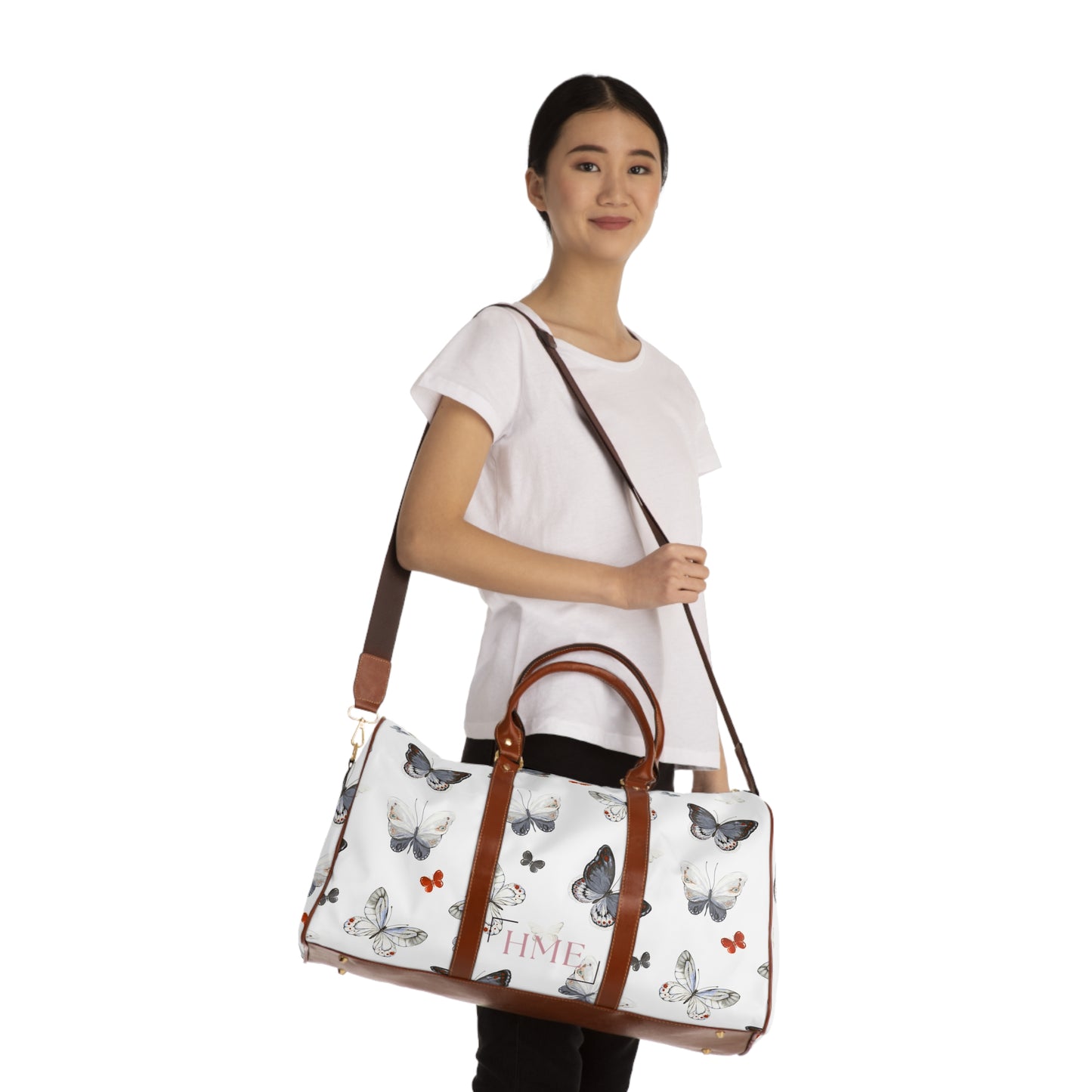Elegant Butterfly Waterproof Travel Bag for Adventurers - Stylish & Functional