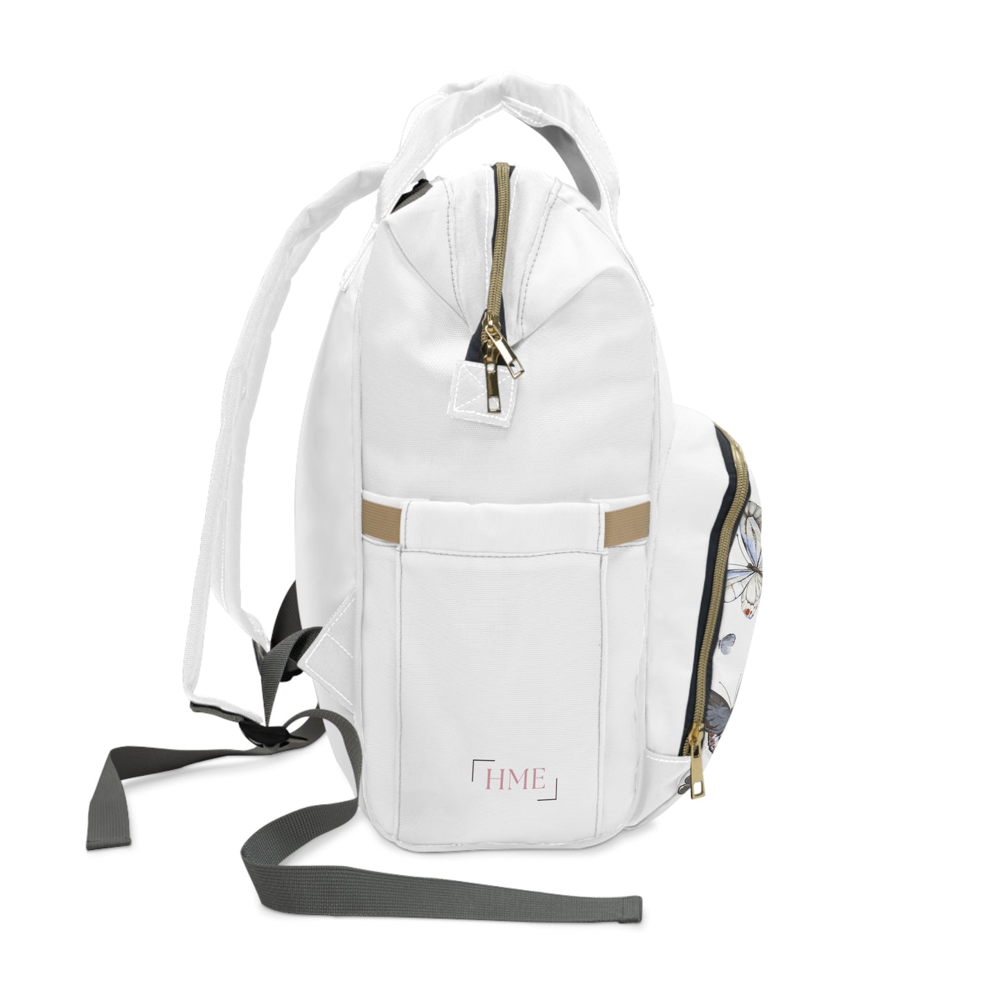 Stylish Butterfly Diaper Backpack - Multifunctional and Practical