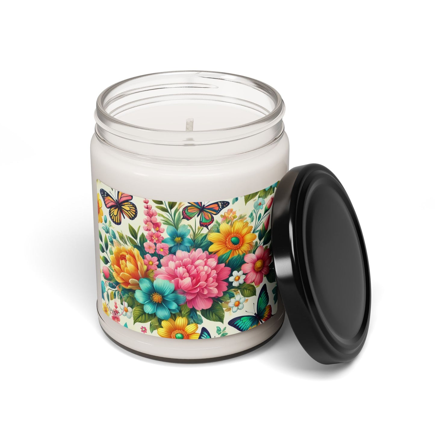 Floral Delight Scented Soy Candle - 9oz - Perfect for Home Decor & Gifts