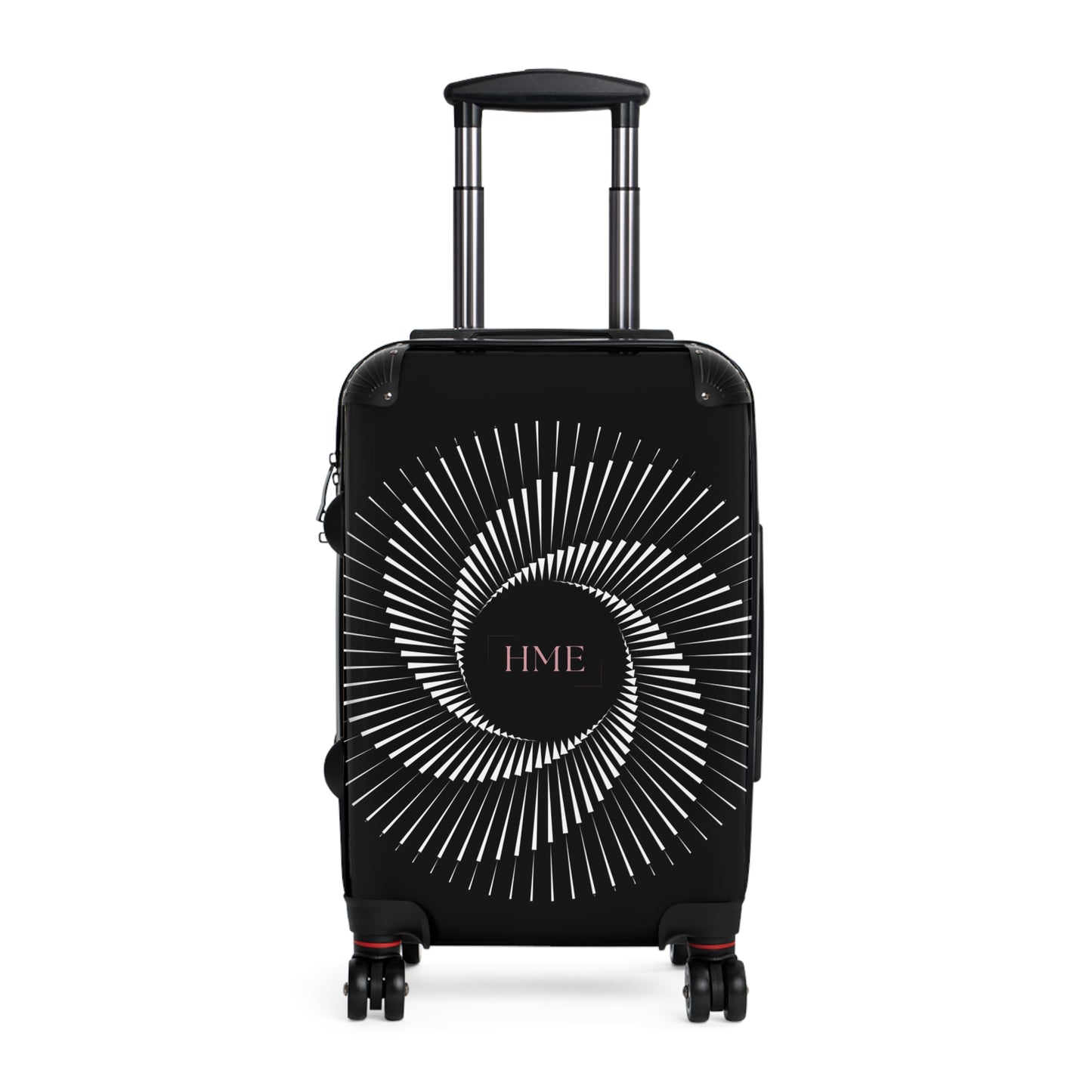 Stylish Travel Suitcase with Spiral Design