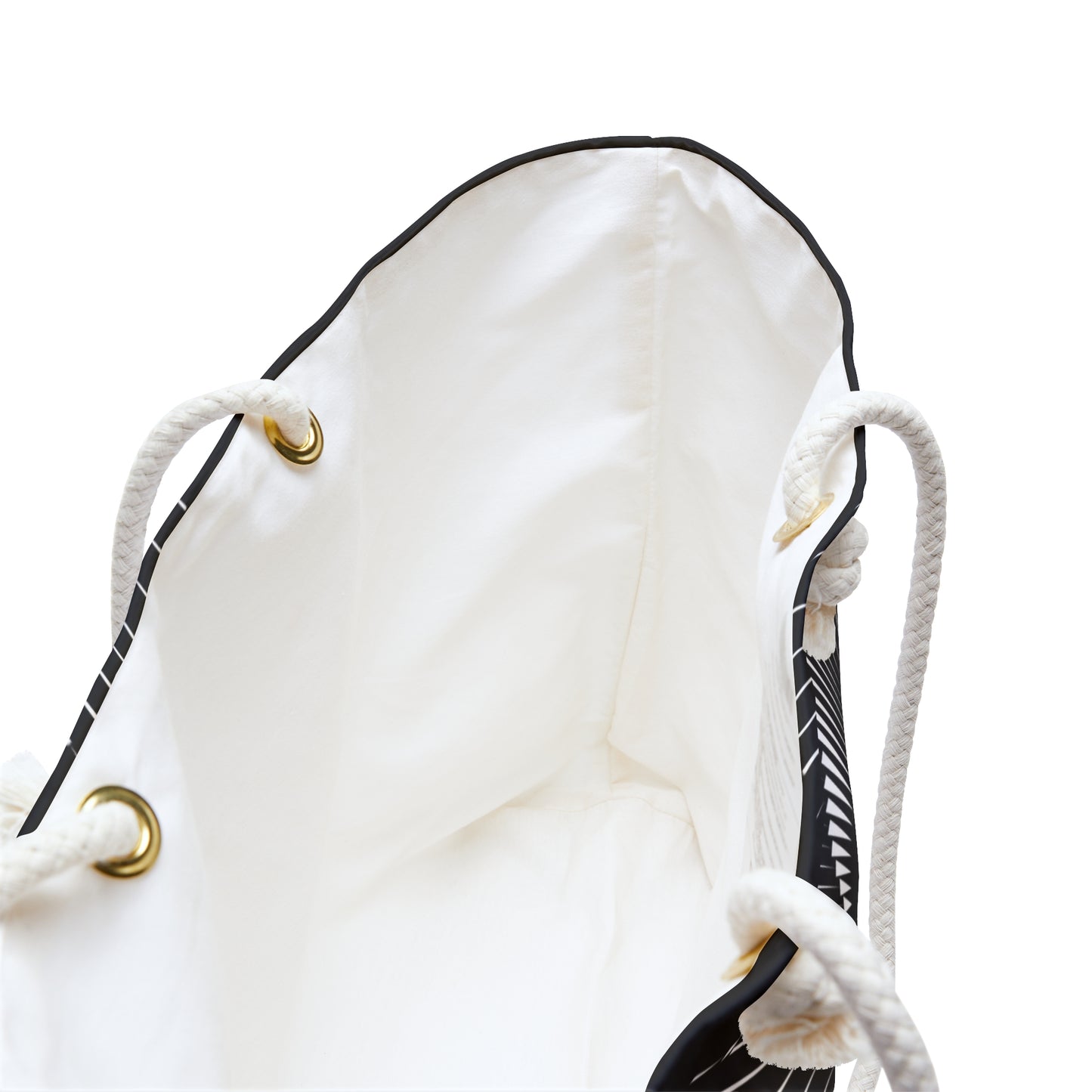 Chic Black and White Weekender Bag - Stylish Travel Tote for Weekend Getaways