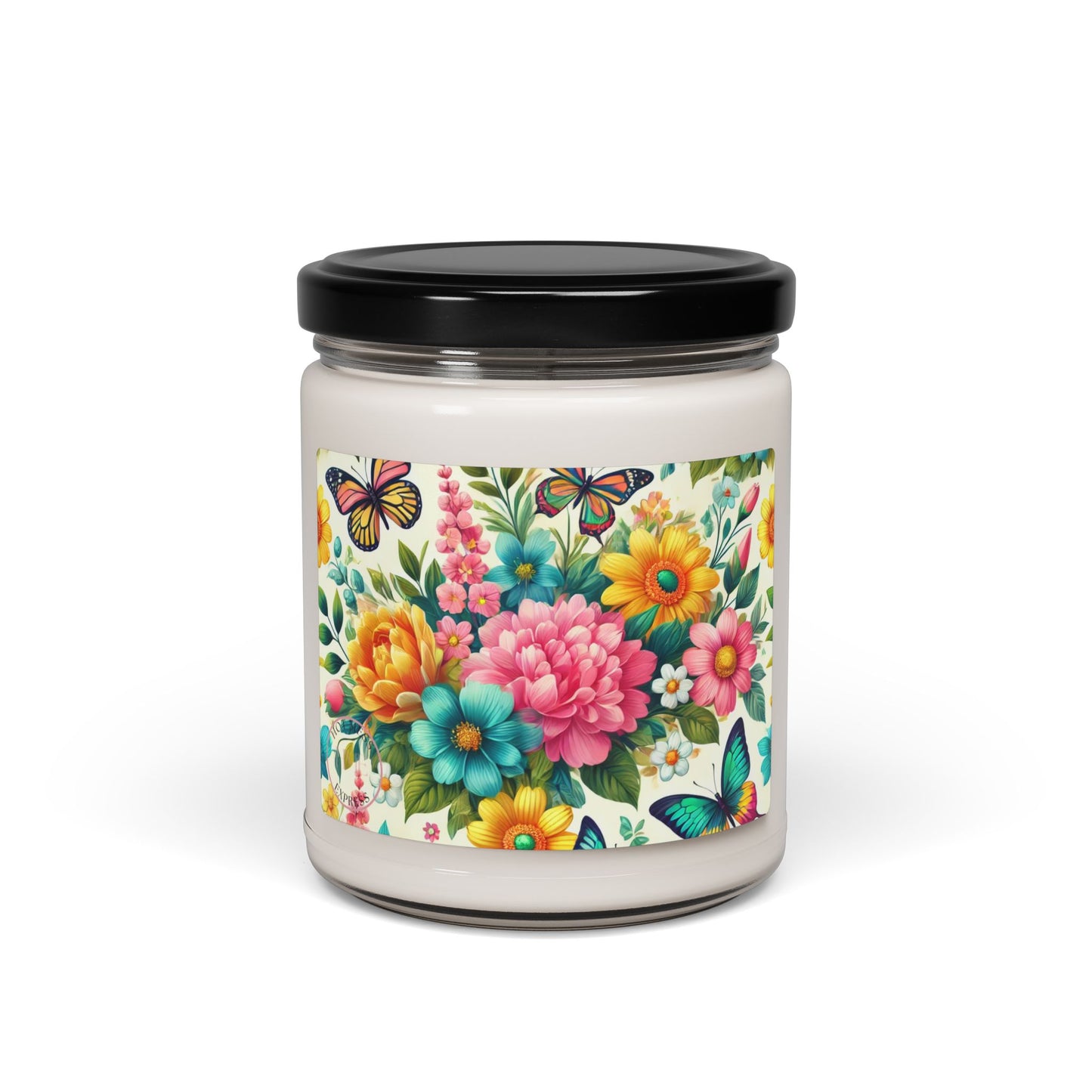 Floral Delight Scented Soy Candle - 9oz - Perfect for Home Decor & Gifts