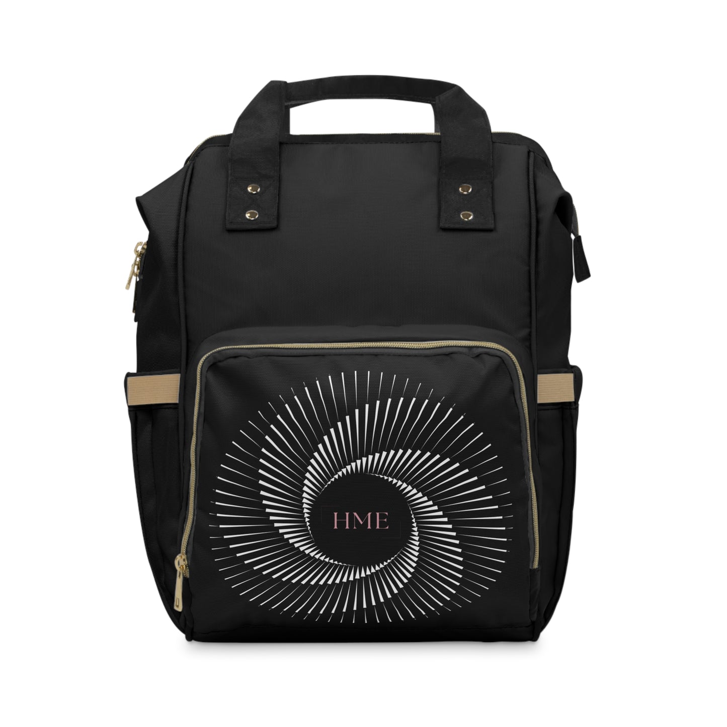 Stylish Multifunctional Diaper Backpack - Modern Design for Parents on the Go